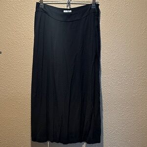 Croft & Barrow Black Midi Skirt